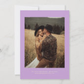 Handgeschreven script Wisteria Save The Date (Achterkant)