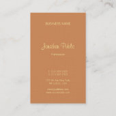 Handgeschreven scriptnaam Modern Elegant Sjabloon Visitekaartje (Achterkant)