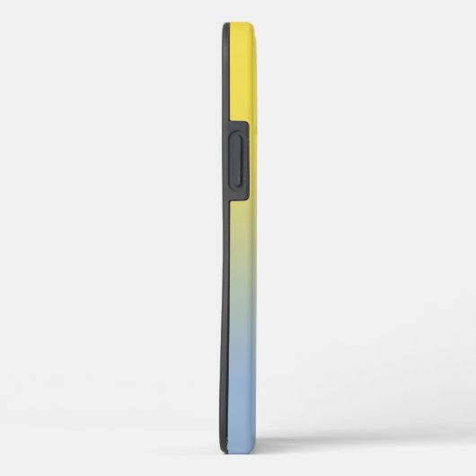 Handgeschreven scriptnaam Yellow Light Blue Gradie Case-Mate iPhone Case (Achterkant / Rechts)