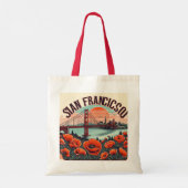 Handgeschreven SF Pride Golden Gate Tote Bag (Achterkant)