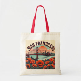 Handgeschreven SF Pride Golden Gate Tote Bag