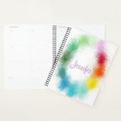 Handgeschreven Sjabloon Modern elegant kleurrijk Planner (Display)