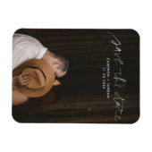 Handgeschreven sparen de Datum Flexi Magnet Magneet (Horizontaal)