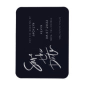 Handgeschreven sparen de Datum Magneet (Verticaal)