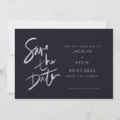 Handgeschreven sparen de Datum Save The Date (Voorkant)