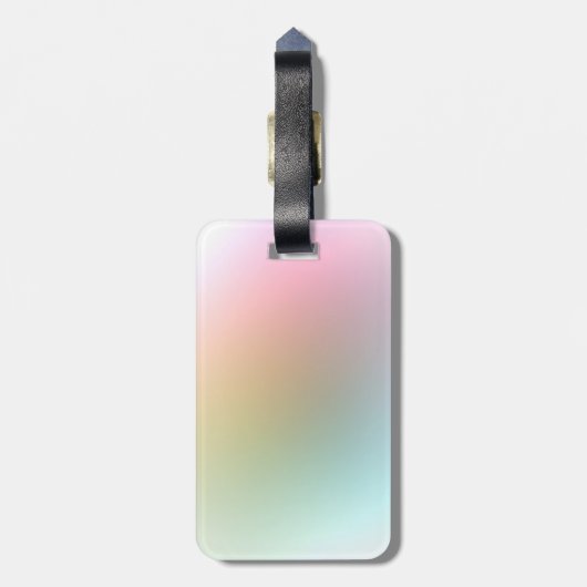 Handgeschreven tekst handgeschreven script Elegant Bagagelabel (Achterkant verticaal)