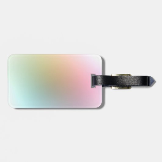 Handgeschreven tekst handgeschreven script Elegant Bagagelabel (Achterkant horizontaal)