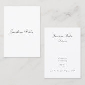 Handgeschreven tekst handgeschreven Script Elegant Visitekaartje (Voorkant / Achterkant)