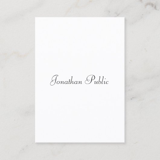 Handgeschreven tekst handgeschreven Script Elegant Visitekaartje (Voorkant)