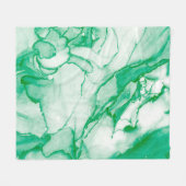 Handgeschreven tekst voor het gloeien van de neon fleece deken (Voorkant (Horizontaal))