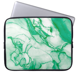 Handgeschreven tekst voor het gloeien van de neon  laptop sleeve
