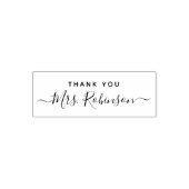 Handgeschreven Thank You-lettertype Zelfinktende Stempel (Design)