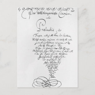 Handgeschreven Titlepage van Goed Gememperd Briefkaart