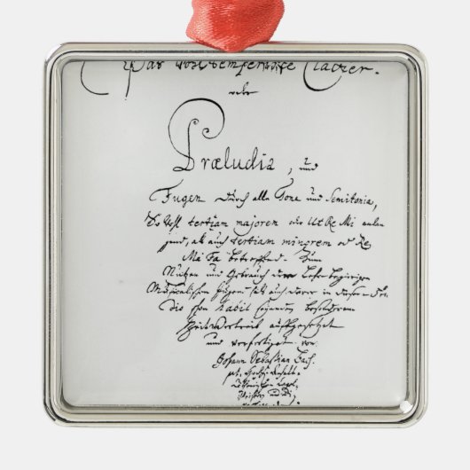 Handgeschreven Titlepage van Goed Gememperd Metalen Ornament (Voorkant)