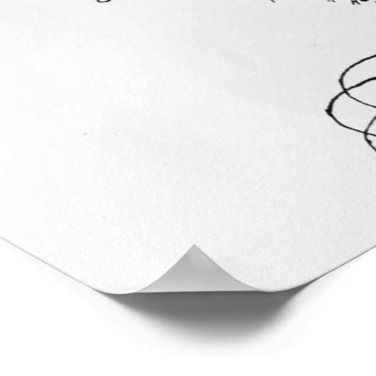 Handgeschreven Titlepage van Goed Gememperd Poster (Hoek)