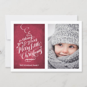 Handgeschreven typografie Ornament   Christmas Feestdagenkaart