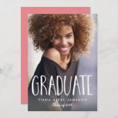 Handgeschreven uitgave van het Afstuderen van de R Aankondiging (Voorkant / Achterkant)