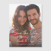 Handgeschreven Verticaal Save the Date 3 (Voorkant)