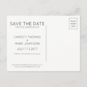 Handgeschreven vervaagd Afbeelding | Het Briefkaar Aankondigingskaart (Achterkant)