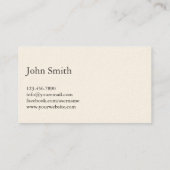 Handgeschreven Visitekaartje Videoeditor (Achterkant)