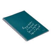 Handgeschreven Vrede Liefde & Hoop Spiritueel Notitieboek (Rechterzijde)