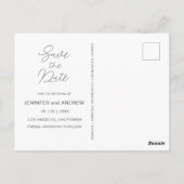 Handgeschreven wandscript slaat de datumFoto op Briefkaart (Achterkant)