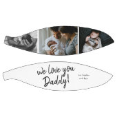 Handgeschreven We Love You Daddy 3 Photo College Basketbal (Panelen)