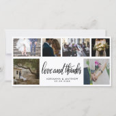 Handgeschreven Wedding Love & Bedankt Script Six P (Voorkant)