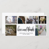 Handgeschreven Wedding Love & Bedankt Script Six P (Voorkant / Achterkant)