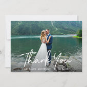 Handgeschreven weduwfoto voor script bedankkaart (Voorkant)