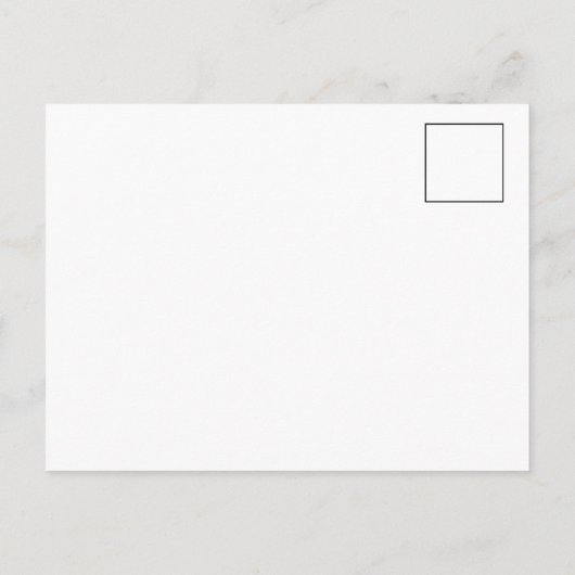 Handgeschreven Whimsical Black&White bruiloft Aankondigingskaart (Achterkant)