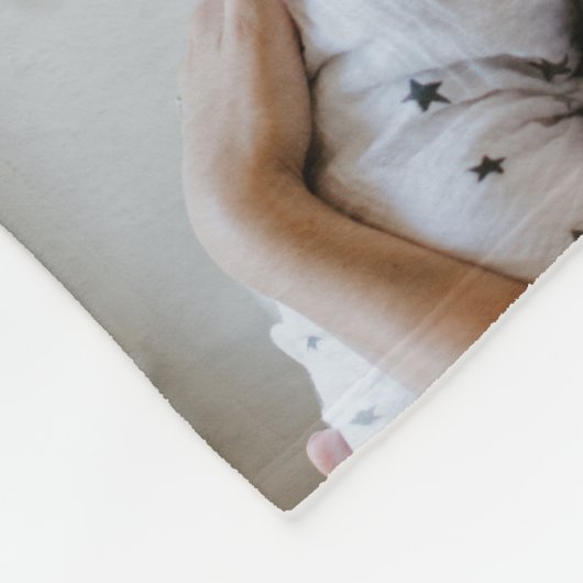 Handgeschreven Wij houden van u, opa 9 Foto Fleece Deken (Hoek)