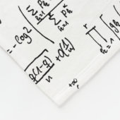 Handgeschreven Wiskunde vergelijkingen // Fleece Deken (Hoek)