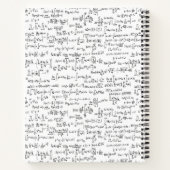 Handgeschreven Wiskunde vergelijkingen // Notitieboek (Achterkant)