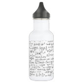 Handgeschreven Wiskunde vergelijkingen // Waterfles (Links)