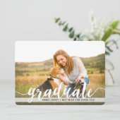 Handgeschreven wit | Aankondiging foto-Afstuderen