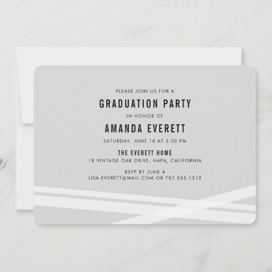 Handgeschreven wit | Aankondiging foto-Afstuderen (Achterkant)