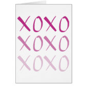 Handgeschreven XOXO (Voorkant)