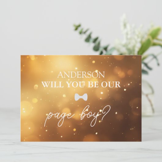 HandgeschrevenScript Heart Ring Drager voorstel Ka Kaart (Staand voorkant)