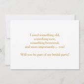 HandgeschrevenScript Heart Ring Drager voorstel Ka Kaart (Achterkant)