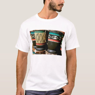 Handgesneden trommels, Livingston, Zambia T-shirt