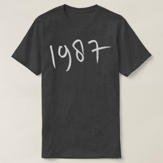 Handgetekend 1987 t-shirt (Design voorkant)
