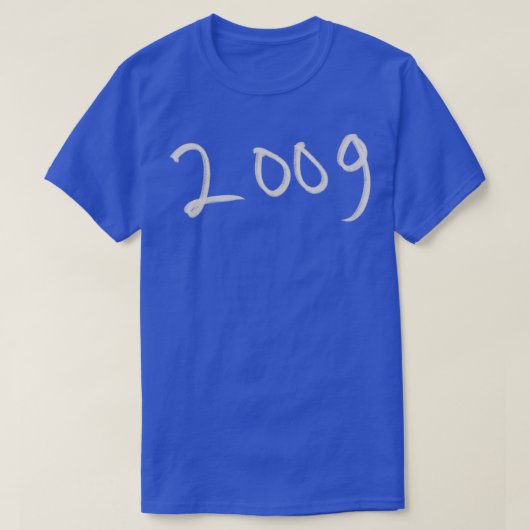 Handgetekend 2009 t-shirt (Design voorkant)