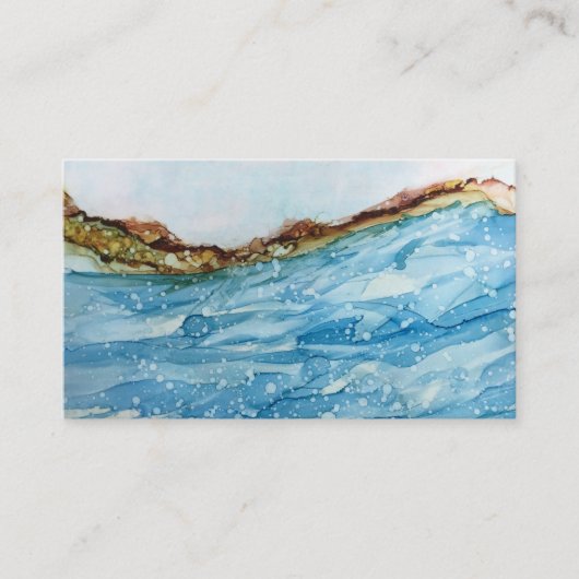 Handgetekend, aangepast visitekaartje (Voorkant)