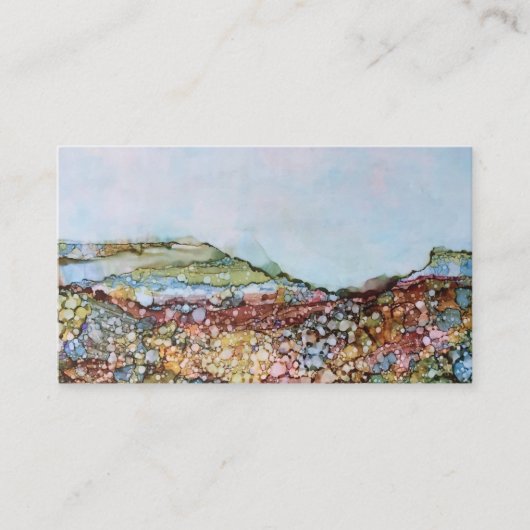 Handgetekend, aangepast visitekaartje (Voorkant)