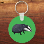 Handgetekend Das Illustratieontwerp Sleutelhanger (Voorkant)