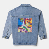 Handgetekend door EDDArt - Droom Schaal 1 Denim Jacket (Achterkant)