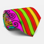 Handgetekend door EDDArt - Farao 1 Stropdas (Opgerold)