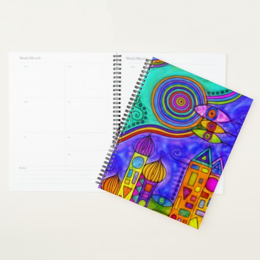 Handgetekend door EDDArt - Kom samen 2 Planner (Display)