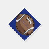 Handgetekend Football Birthday Party Paper Napkins Servet (Hoek)